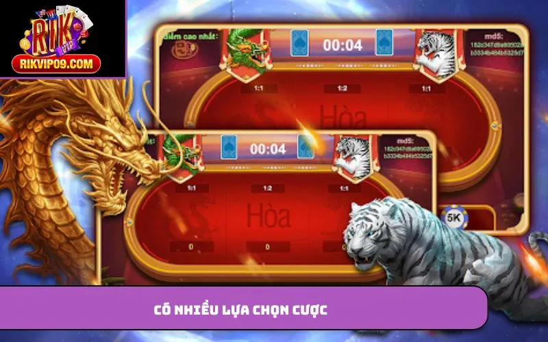 Có nhiều lựa chọn cược